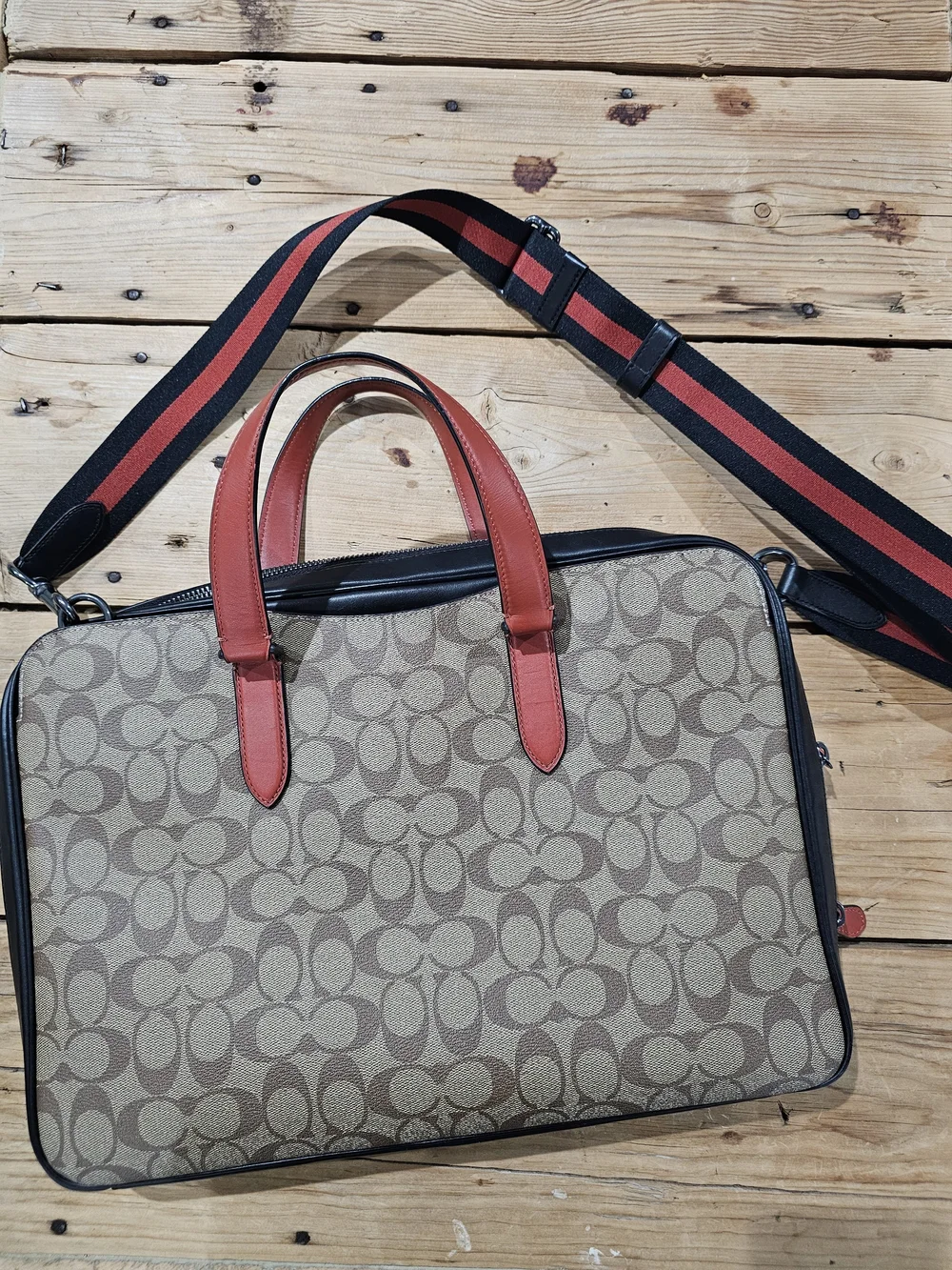 Coach Graham Signature Briefcase